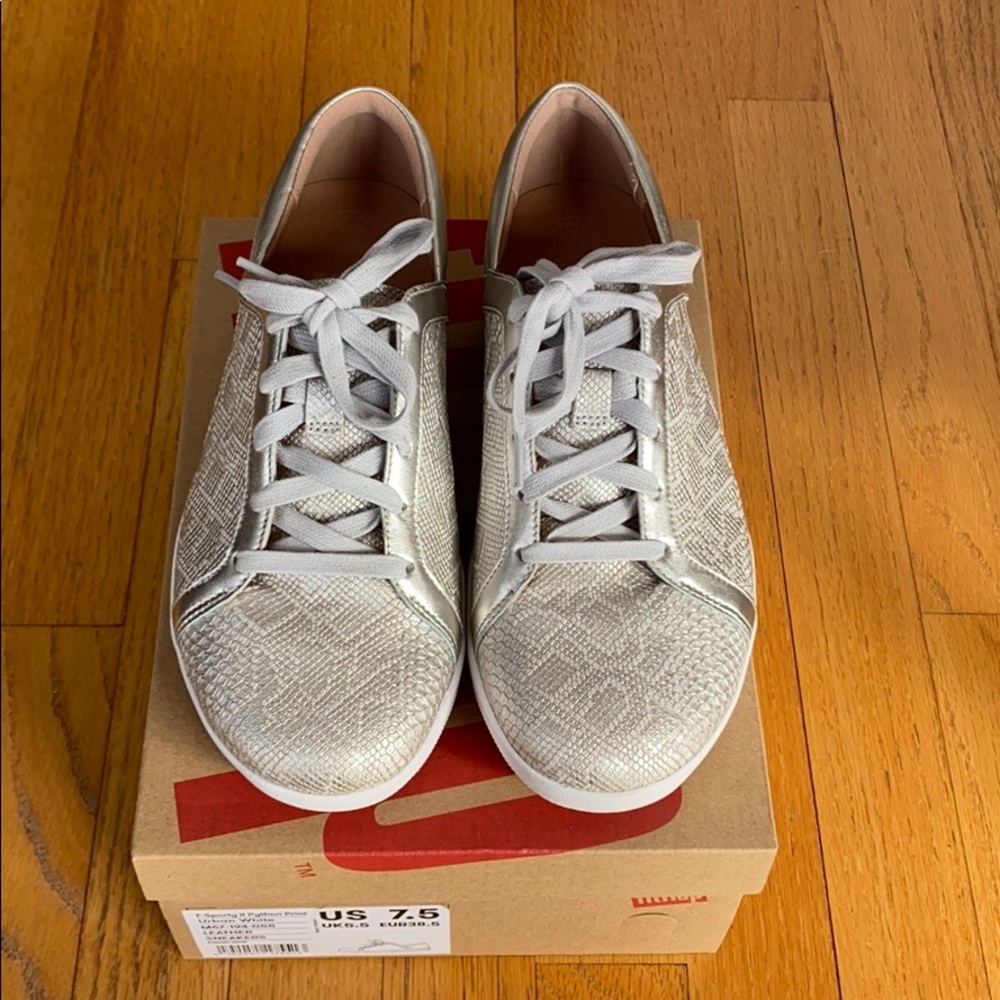FitFlop F-Sporty II Python Print leather sneakers